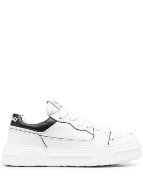 miu miu trainers uk|farfetch miu michu sneakers.